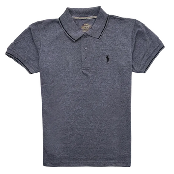 Men's Pique Polo Shirt – Charcoal Grey