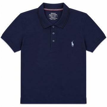 Men's Pique Polo Shirt – Navy Blue
